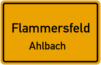 Straßenverzeichnis Flammersfeld Ahlbach