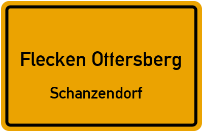 Straßenverzeichnis Flecken Ottersberg Schanzendorf