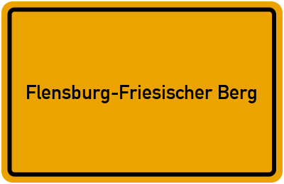 Branchenbuch Flensburg-Friesischer Berg, Schleswig-Holstein