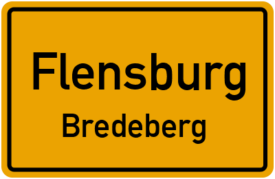 Straßenverzeichnis Flensburg Bredeberg