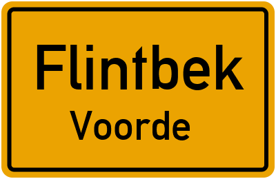 Straßenverzeichnis Flintbek Voorde
