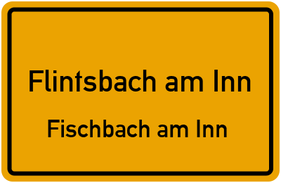 Straßenverzeichnis Flintsbach am Inn Fischbach am Inn
