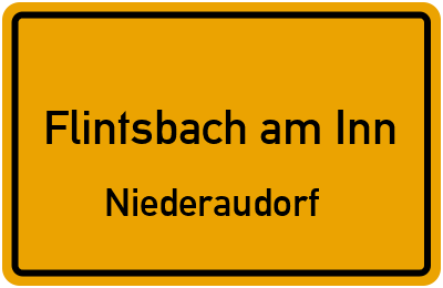 Straßenverzeichnis Flintsbach am Inn Niederaudorf
