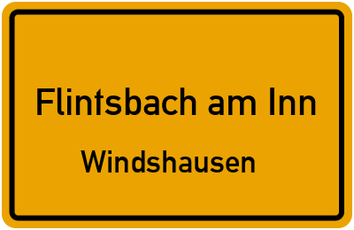 Straßenverzeichnis Flintsbach am Inn Windshausen