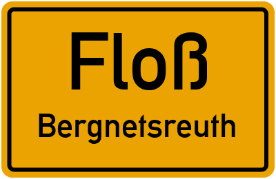 Straßenverzeichnis Floß Bergnetsreuth