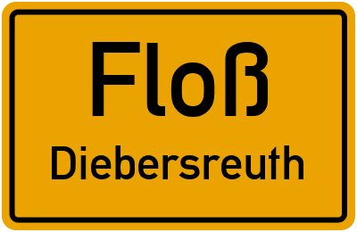 Straßenverzeichnis Floß Diebersreuth