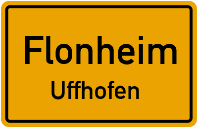 Straßenverzeichnis Flonheim Uffhofen