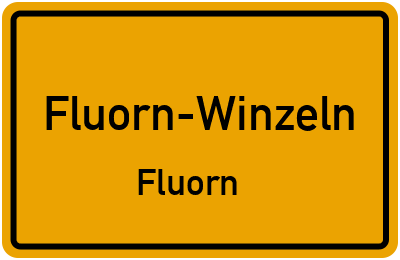 Straßenverzeichnis Fluorn-Winzeln Fluorn