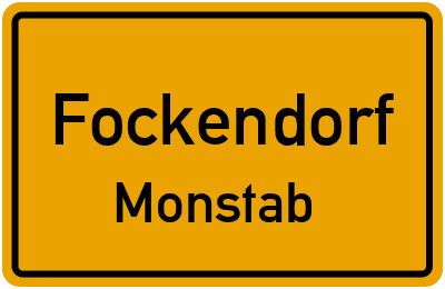 Straßenverzeichnis Fockendorf Monstab