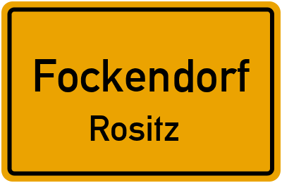 Straßenverzeichnis Fockendorf Rositz
