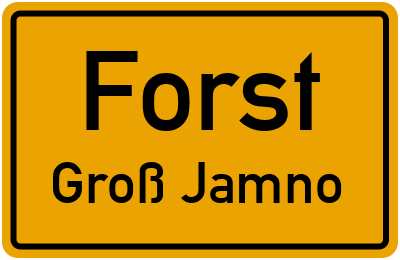 Straßenverzeichnis Forst Groß Jamno