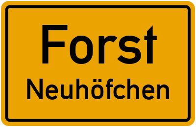 Straßenverzeichnis Forst Neuhöfchen