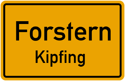 Straßenverzeichnis Forstern Kipfing