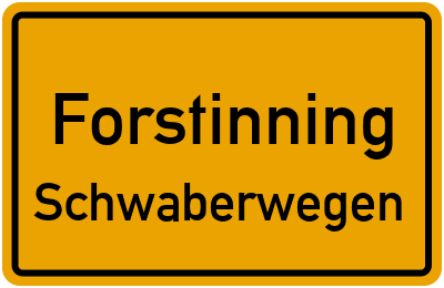 Straßenverzeichnis Forstinning Schwaberwegen