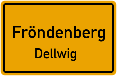 Straßenverzeichnis Fröndenberg Dellwig