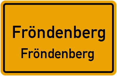 Straßenverzeichnis Fröndenberg Fröndenberg