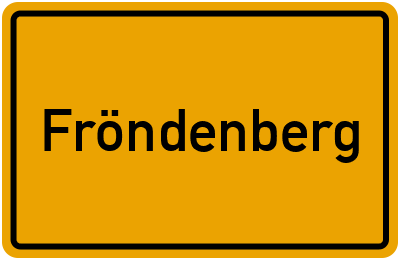 Branchenbuch Fröndenberg, Nordrhein-Westfalen