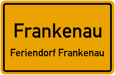 Straßenverzeichnis Frankenau Feriendorf Frankenau
