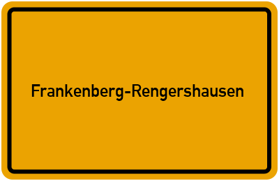 Branchenbuch Frankenberg-Rengershausen, Hessen