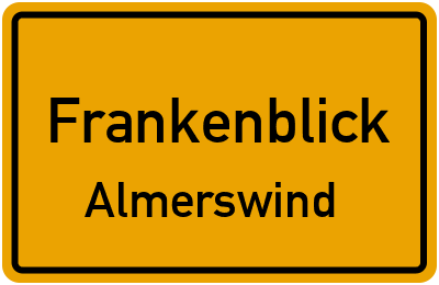 Straßenverzeichnis Frankenblick Almerswind