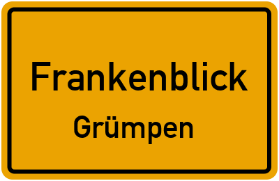 Straßenverzeichnis Frankenblick Grümpen