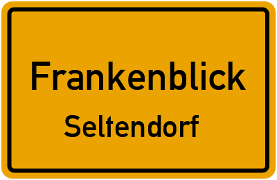 Straßenverzeichnis Frankenblick Seltendorf