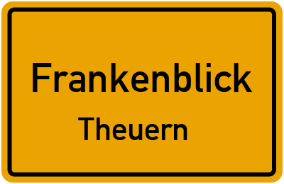 Straßenverzeichnis Frankenblick Theuern