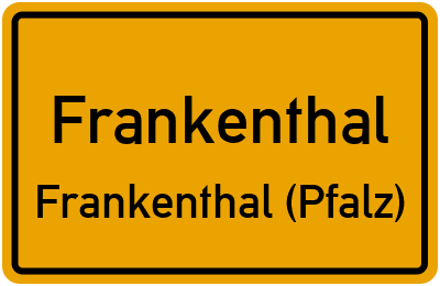 Straßenverzeichnis Frankenthal Frankenthal (Pfalz)