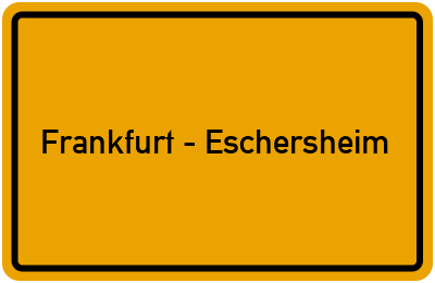Branchenbuch Frankfurt - Eschersheim, Hessen