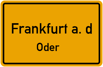 Branchenbuch Frankfurt a. d. Oder, Brandenburg