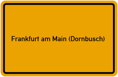 Branchenbuch Frankfurt am Main (Dornbusch), Hessen