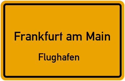 Straßenverzeichnis Frankfurt am Main Flughafen