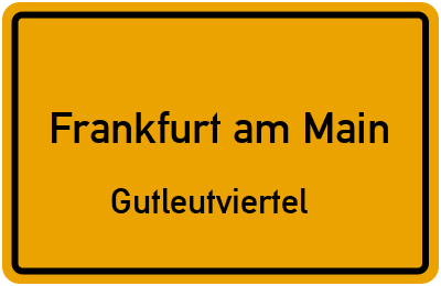 Straßenverzeichnis Frankfurt am Main Gutleutviertel