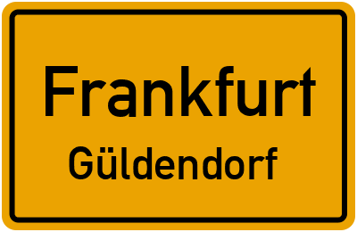 Straßenverzeichnis Frankfurt Güldendorf