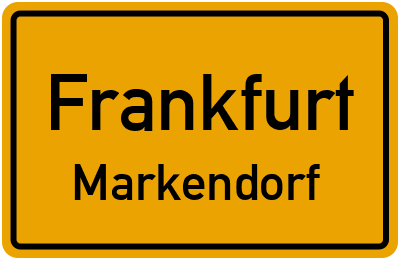 Straßenverzeichnis Frankfurt Markendorf