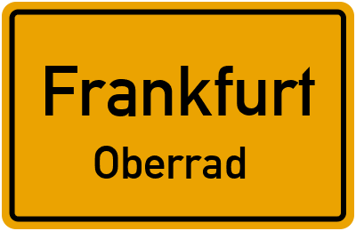 Straßenverzeichnis Frankfurt Oberrad
