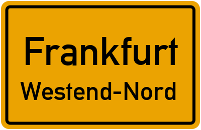 Straßenverzeichnis Frankfurt Westend-Nord