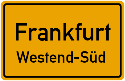 Straßenverzeichnis Frankfurt Westend-Süd