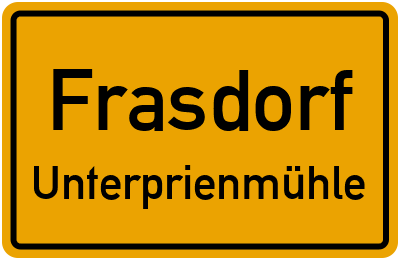 Straßenverzeichnis Frasdorf Unterprienmühle