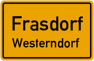 Straßenverzeichnis Frasdorf Westerndorf