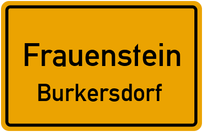 Straßenverzeichnis Frauenstein Burkersdorf