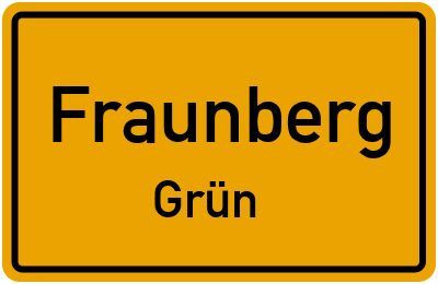 Straßenverzeichnis Fraunberg Grün