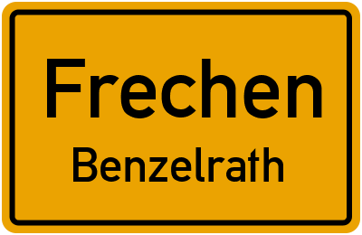 Straßenverzeichnis Frechen Benzelrath