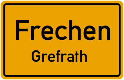 Straßenverzeichnis Frechen Grefrath