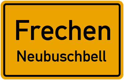 Straßenverzeichnis Frechen Neubuschbell