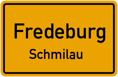 Straßenverzeichnis Fredeburg Schmilau