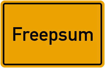 Freepsum in Niedersachsen