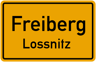 Straßenverzeichnis Freiberg Lossnitz