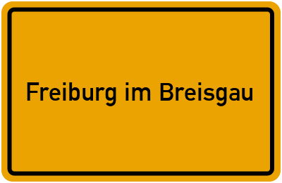 Freiburg im Breisgau in Baden-Württemberg