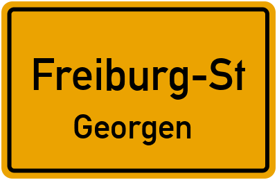 Branchenbuch Freiburg-St. Georgen, Baden-Württemberg